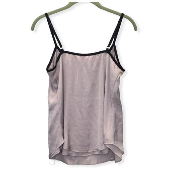 Kenneth Cole Layered Camisole Tank Top Women Size Small Lilac Adjustable Straps - Picture 3 of 9